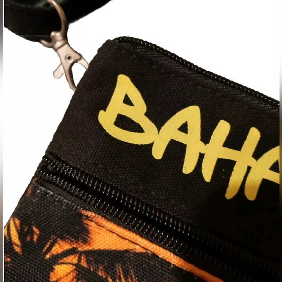 NWT Robin Ruth Bahamas Crossbody Bag/Coin Pouch Zippered Canvas Cotton 2Pc - Picture 5 of 9